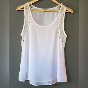 Summer White Tank Top